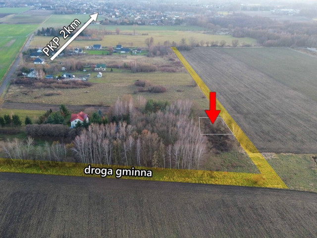 Działka 924 m2 z dala od sąsiadów, Jaktorów