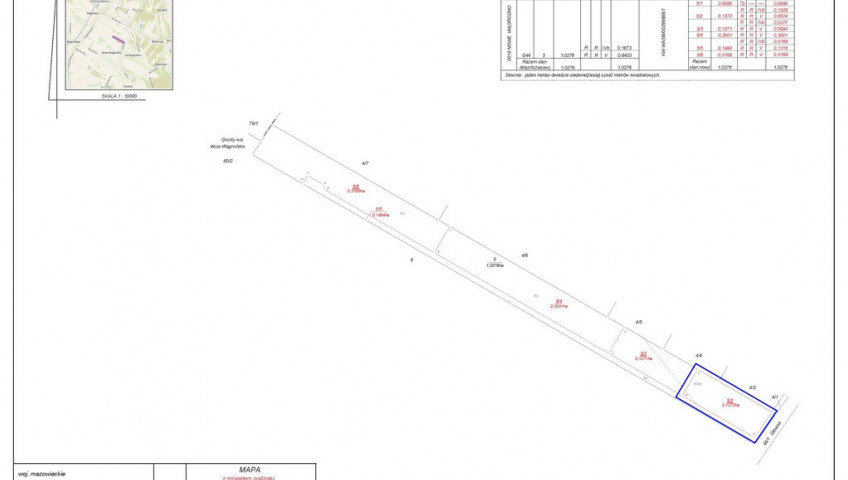 Działka Sprzedaż Nowe Wągrodno Główna