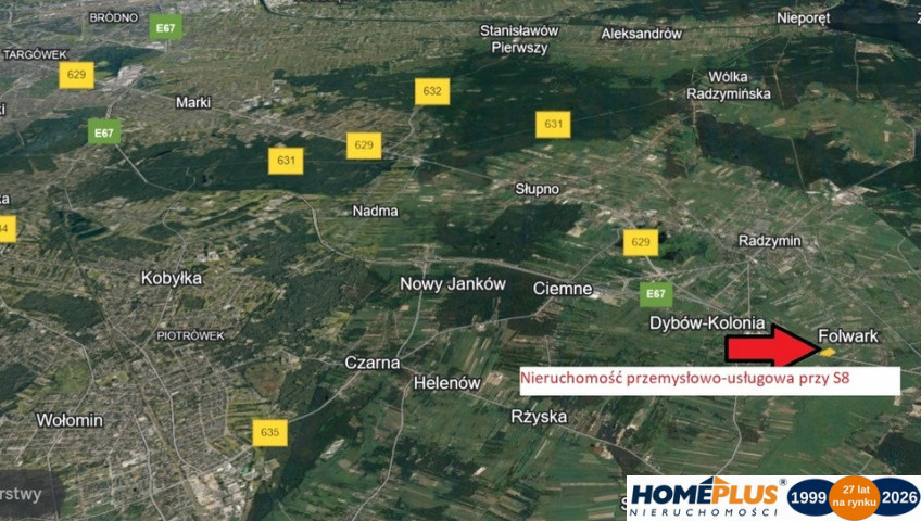 Działka Sprzedaż Stary Dybów Przyjacielska