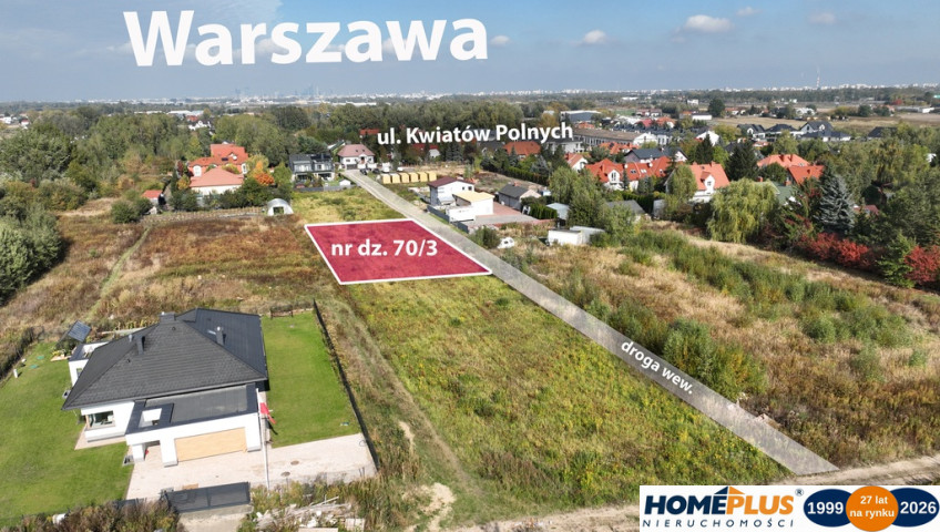 Działka Sprzedaż Dawidy Bankowe Kwiatów Polnych