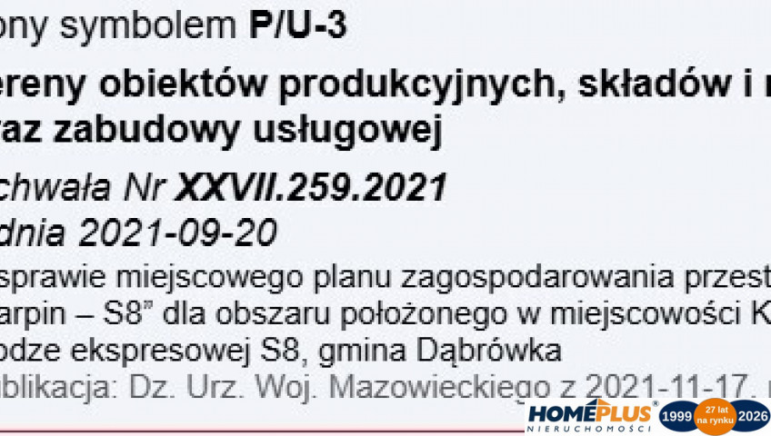 Działka Sprzedaż Małopole Warszawska