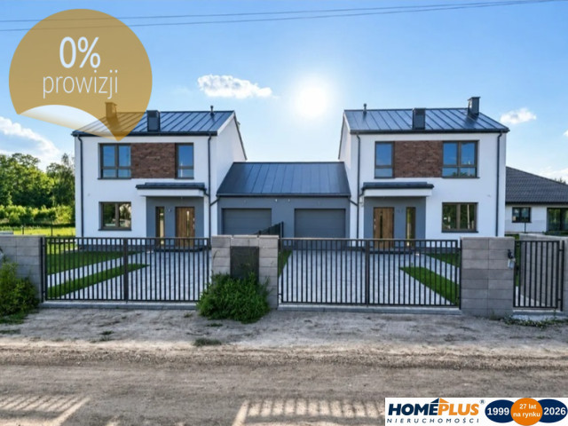 5 pokojowy bliźniak z garażem i działką 670 m2
