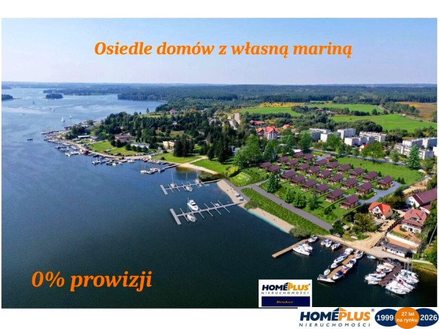 24 Domy pod klucz RYN nad jeziorem, własna marina
